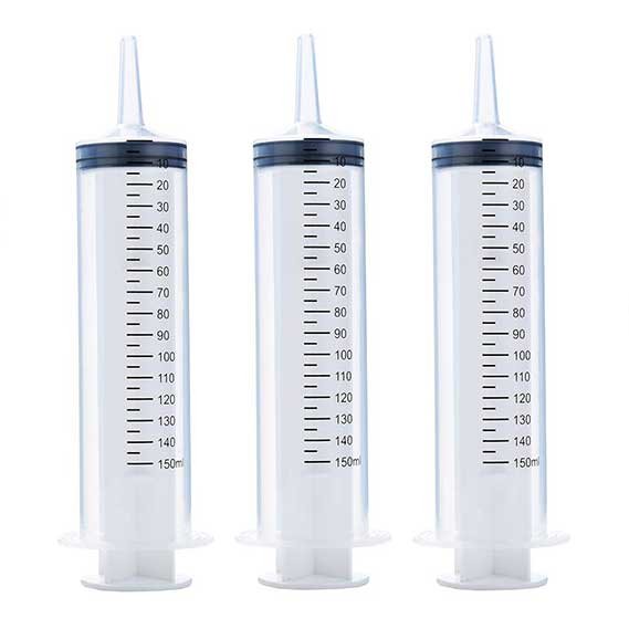 Large Plastic Garden Syringe for Scientific Labs