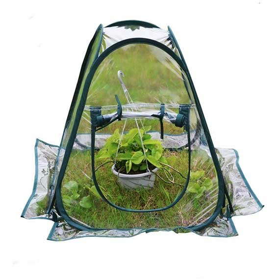 Mini Pop up Greenhouse Small Indoor Outdoor Gardening Flowerpot 
